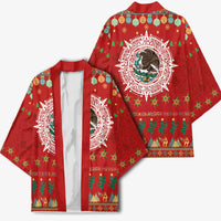 Mexico Merry Christmas Kimono Mexican Cultural Emblem Xmas Style - Polynesian Pride
