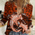 Polynesian Shark Valentine Day Women Casual Shirt Hibiscus and Tribal Tattoo Orange Style LT03 Female Orange - Polynesian Pride