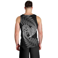 New Zealand Valentine Day Men Tank Top Aotearoa Warrior and Woman Love Heart Maori Pattern LT03 - Polynesian Pride