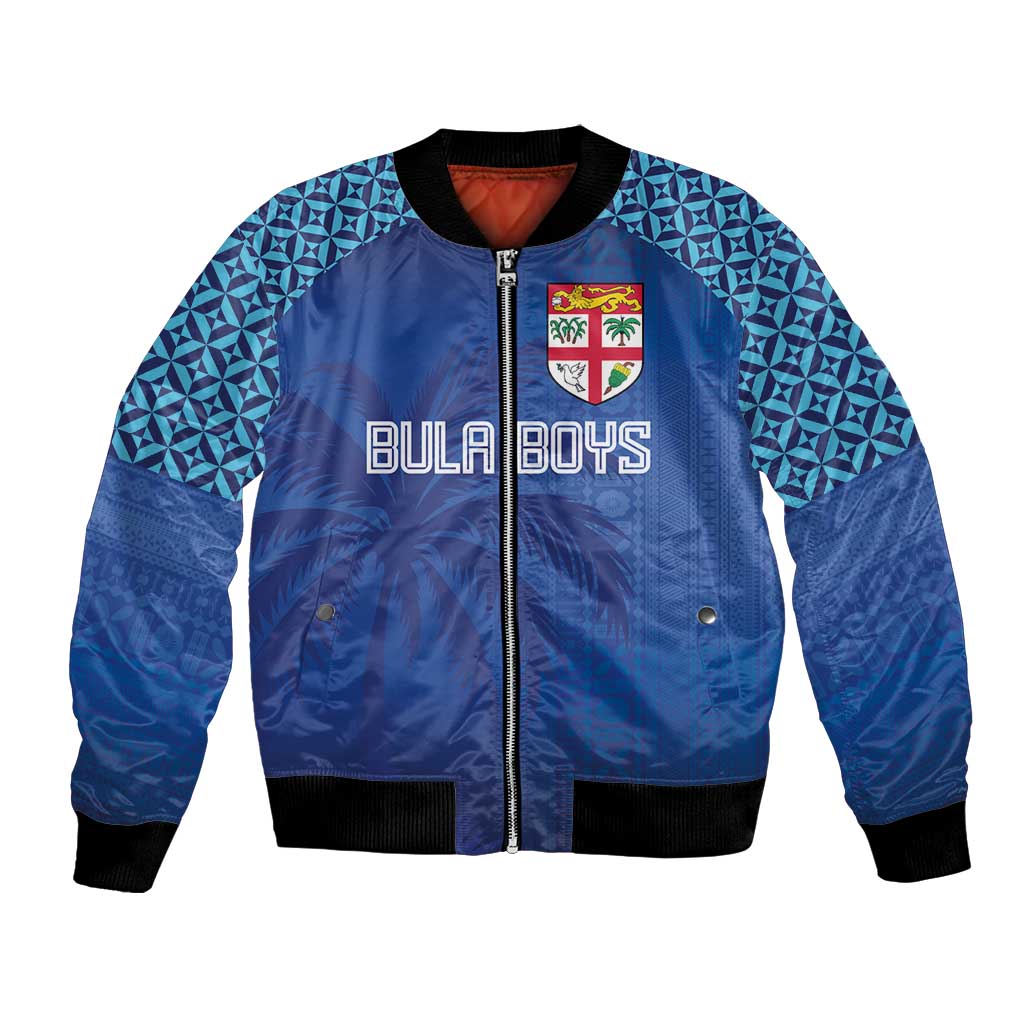 Custom Fiji Football-Towards World Cup 2026 Bomber Jacket