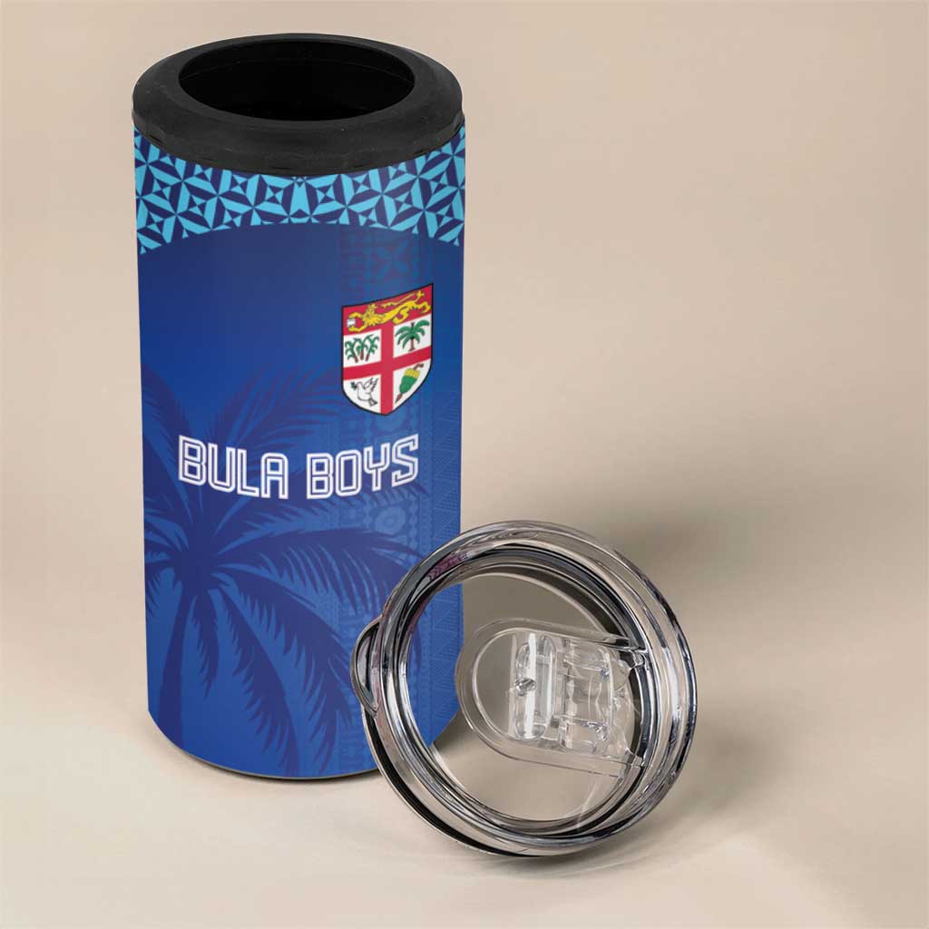 Custom Fiji Football-Towards World Cup 2026 4 in 1 Can Cooler Tumbler