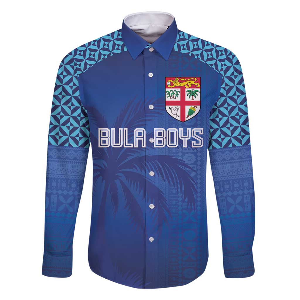 Custom Fiji Football-Towards World Cup 2026 Family Matching Long Sleeve Bodycon Dress and Hawaiian Shirt