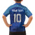 Custom Fiji Football-Towards World Cup 2026 Family Matching Off The Shoulder Long Sleeve Dress and Hawaiian Shirt