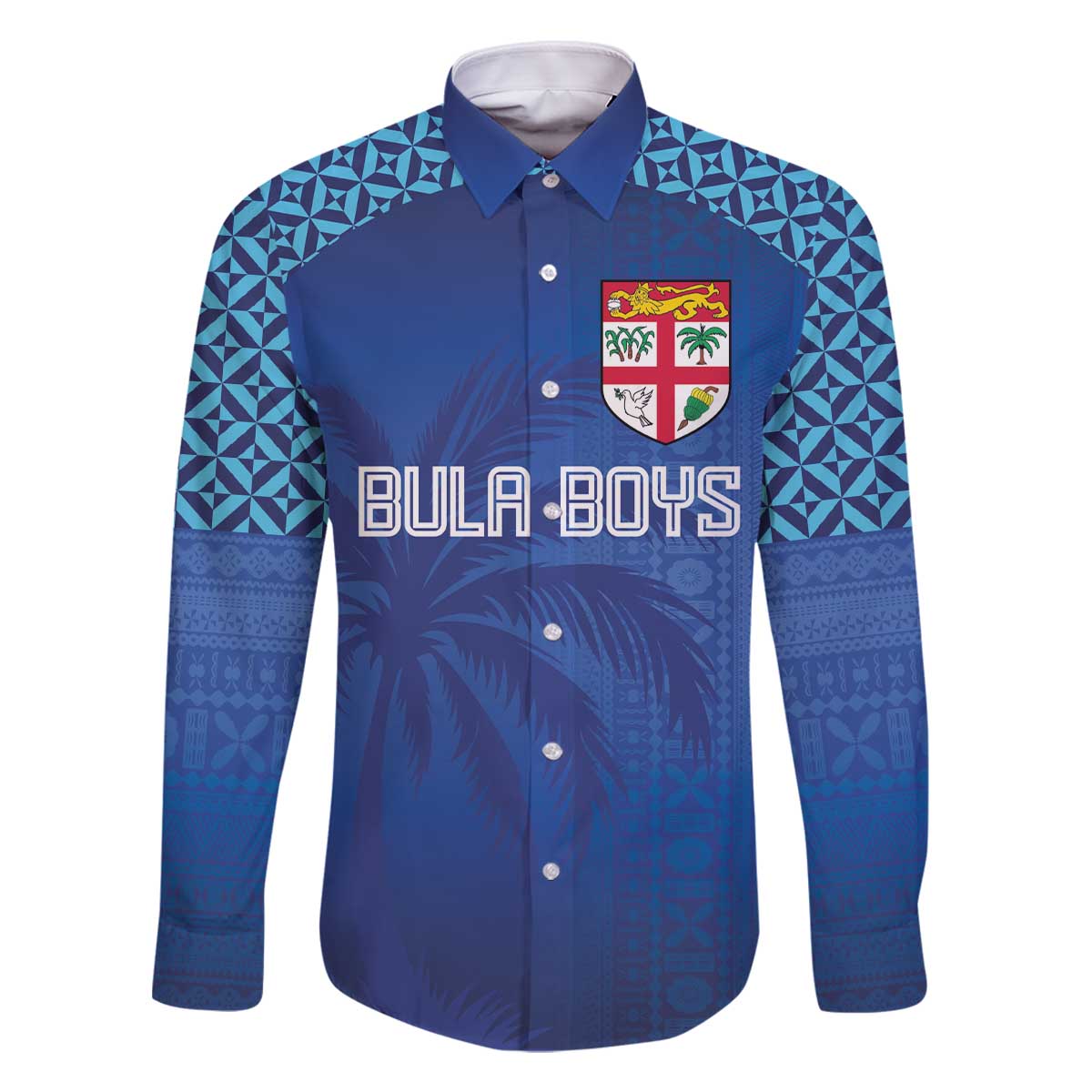 Custom Fiji Football-Towards World Cup 2026 Family Matching Off The Shoulder Long Sleeve Dress and Hawaiian Shirt