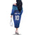 Custom Fiji Football-Towards World Cup 2026 Family Matching Off The Shoulder Long Sleeve Dress and Hawaiian Shirt