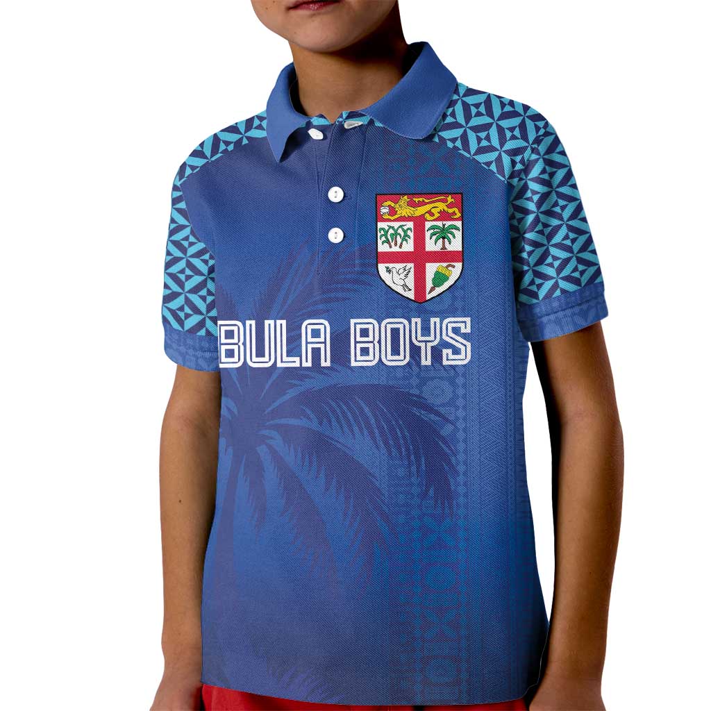 Custom Fiji Football-Towards World Cup 2026 Kid Polo Shirt