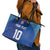 Custom Fiji Football-Towards World Cup 2026 Leather Tote Bag