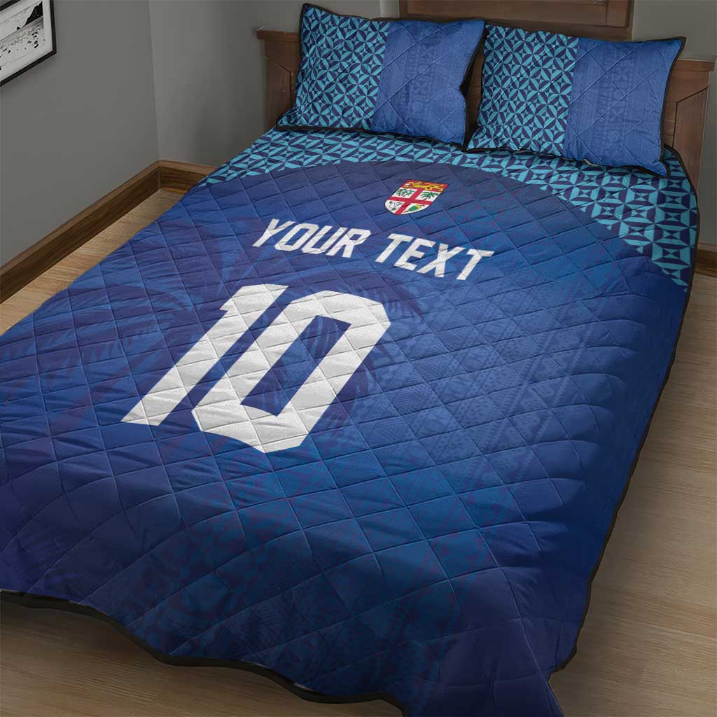 Custom Fiji Football-Towards World Cup 2026 Quilt Bed Set