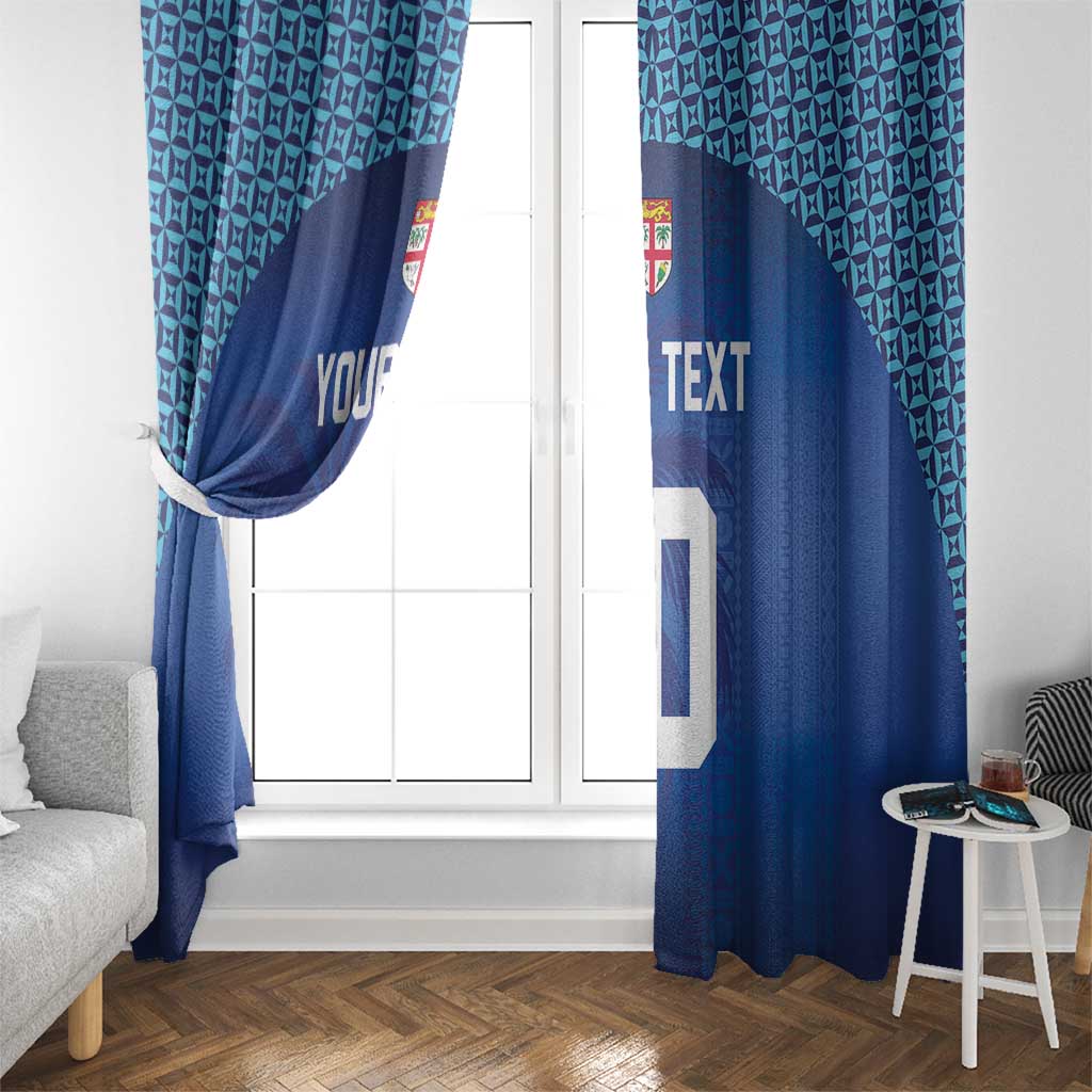 Custom Fiji Football-Towards World Cup 2026 Window Curtain