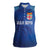 Custom Fiji Football-Towards World Cup 2026 Women Sleeveless Polo Shirt