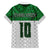 Custom Hawaii Volleyball-Kakau Motif Green Color Hawaiian Shirt