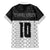 Custom Hawaii Volleyball-Kakau Motif Grayscale Color Hawaiian Shirt