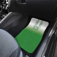 Philippines Barong Style Car Mats with Polynesian Art and Leaf Motif Green Color LT03 - Polynesian Pride