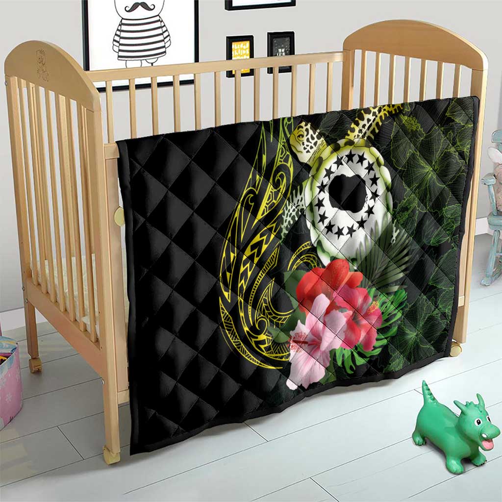 Kia Orana Cook Islands Quilt Turtle and Hibiscus Polynesian Pattern