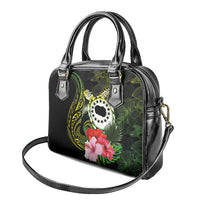 Kia Orana Cook Islands Shoulder Handbag Turtle and Hibiscus Polynesian Pattern