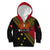 Papua new Guinea Goroka Show Kid Hoodie Bird-of-paradise and Melanesian Tattoo Pattern
