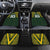 Australia Rugby Custom Car Mats Aboriginal Art Sporty Style - Polynesian Pride