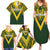 Australia Rugby Custom Family Matching Summer Maxi Dress and Hawaiian Shirt Aboriginal Art Sporty Style - Polynesian Pride
