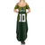 Australia Rugby Custom Family Matching Summer Maxi Dress and Hawaiian Shirt Aboriginal Art Sporty Style - Polynesian Pride