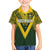 Australia Rugby Custom Family Matching Summer Maxi Dress and Hawaiian Shirt Aboriginal Art Sporty Style - Polynesian Pride