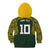 Australia Rugby Custom Kid Hoodie Aboriginal Art Sporty Style - Polynesian Pride