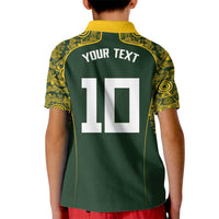 Australia Rugby Custom Kid Polo Shirt Aboriginal Art Sporty Style LT03 - Polynesian Pride
