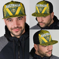 Australia Rugby Mesh Trucker Cap Aboriginal Art Sporty Style - Polynesian Pride