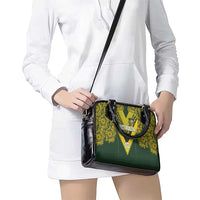 Australia Rugby Custom Shoulder Handbag Aboriginal Art Sporty Style - Polynesian Pride