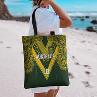 Australia Rugby Custom Tote Bag Aboriginal Art Sporty Style LT03 - Polynesian Pride