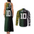 Aotearoa Australia Rugby Custom Couples Matching Tank Maxi Dress and Long Sleeve Button Shirt Maori and Aboriginal Art Sporty Style - Polynesian Pride