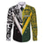 Aotearoa Australia Rugby Custom Family Matching Summer Maxi Dress and Hawaiian Shirt Maori and Aboriginal Art Sporty Style - Polynesian Pride