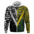 Aotearoa Australia Rugby Custom Hoodie Maori and Aboriginal Art Sporty Style - Polynesian Pride