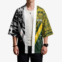 Aotearoa Australia Rugby Custom Kimono Maori and Aboriginal Art Sporty Style - Polynesian Pride