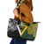 Aotearoa Australia Rugby Leather Tote Bag Maori and Aboriginal Art Sporty Style - Polynesian Pride