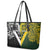 Aotearoa Australia Rugby Leather Tote Bag Maori and Aboriginal Art Sporty Style - Polynesian Pride