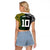 Aotearoa Australia Rugby Custom Raglan Cropped T Shirt Maori and Aboriginal Art Sporty Style - Polynesian Pride