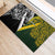 Aotearoa Australia Rugby Rubber Doormat Maori and Aboriginal Art Sporty Style - Polynesian Pride