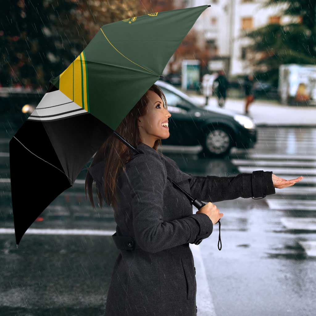 Aotearoa Australia Rugby Umbrella Maori and Aboriginal Art Sporty Style LT03 - Polynesian Pride