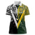 Aotearoa Australia Rugby Custom Women Polo Shirt Maori and Aboriginal Art Sporty Style - Polynesian Pride