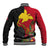 Custom Papua New Guinea Baseball Jacket Birds Of Paradise Mix Tropical Flower Polynesian Pattern LT03 - Polynesian Pride