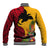 Papua New Guinea Baseball Jacket Birds Of Paradise Mix Tropical Flower Polynesian Pattern LT03 - Polynesian Pride