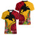 Papua New Guinea Women V Neck T Shirt Birds Of Paradise Mix Tropical Flower Polynesian Pattern LT03 - Polynesian Pride