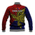 Custom Papua New Guinea Central Province Baseball Jacket PNG Birds Of Paradise Polynesian Arty Style LT03 - Polynesian Pride