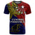 Custom Papua New Guinea Central Province T Shirt PNG Birds Of Paradise Polynesian Arty Style LT03 Red - Polynesian Pride