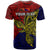 Custom Papua New Guinea Central Province T Shirt PNG Birds Of Paradise Polynesian Arty Style LT03 - Polynesian Pride
