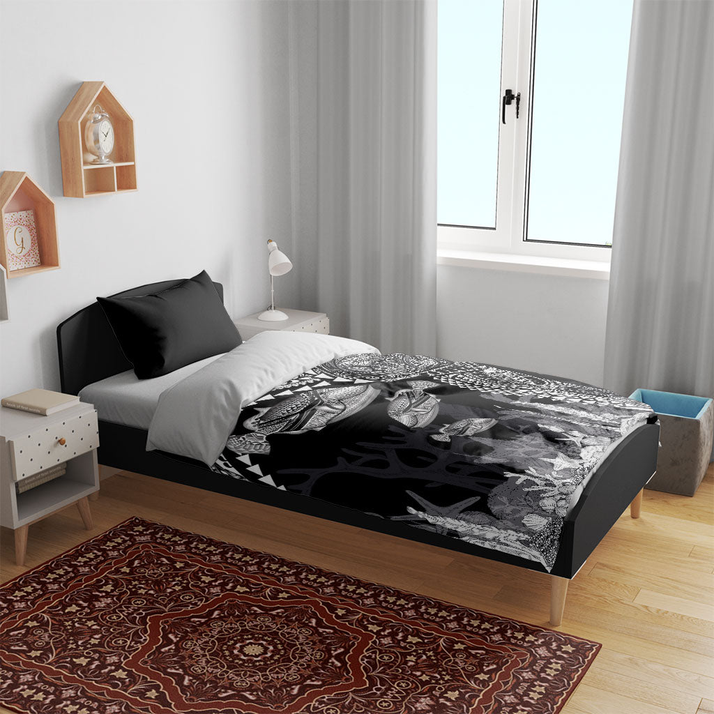 Hawaiian Reef Triggerfish Bedding Set Polynesian Art with Tribal Humuhumunukunukuapua'a LT03 - Polynesian Pride