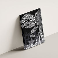 Hawaiian Reef Triggerfish Canvas Wall Art Polynesian Art with Tribal Humuhumunukunukuapua'a LT03 - Polynesian Pride
