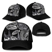 Hawaiian Reef Triggerfish Classic Cap Polynesian Art with Tribal Humuhumunukunukuapua'a LT03 - Polynesian Pride