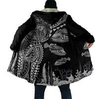 Hawaiian Reef Triggerfish Cloak Polynesian Art with Tribal Humuhumunukunukuapua'a LT03 - Polynesian Pride