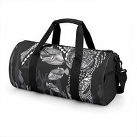 Hawaiian Reef Triggerfish Duffle Bag Polynesian Art with Tribal Humuhumunukunukuapua'a